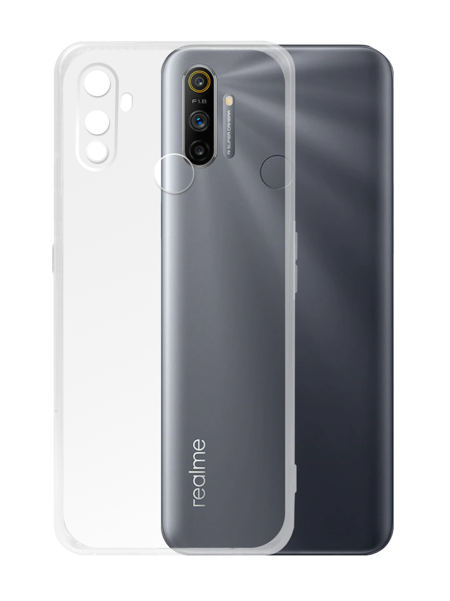 Чехол для Realme C3 Ультратонкий силикон Люкс с защитой камеры