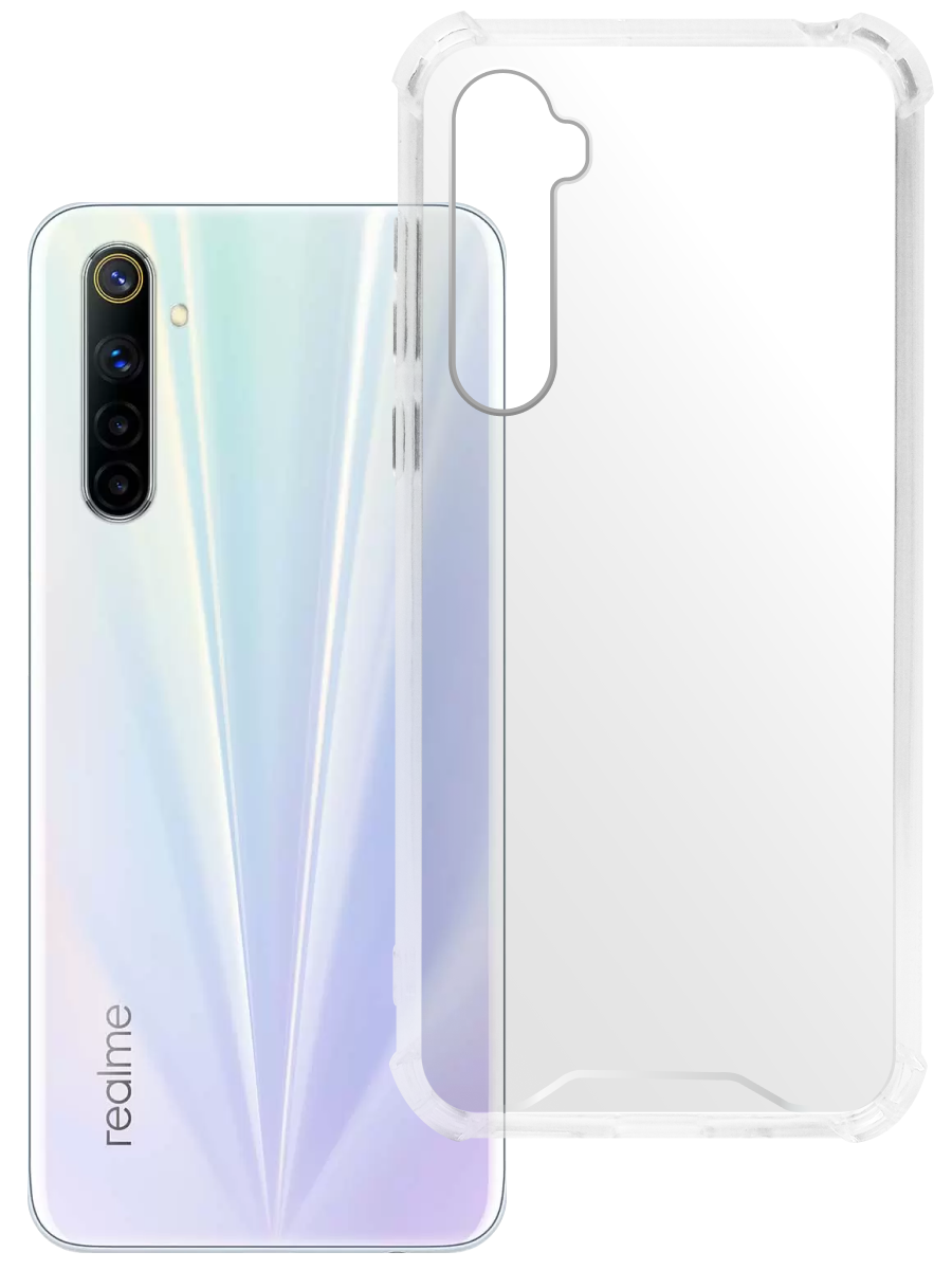 Чехол для Realme 6 Противоударный пластик+силикон