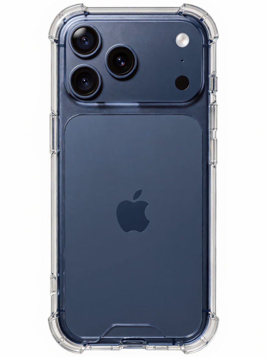 Чехол для iPhone 17 Pro Max Противоударный пластик+силикон