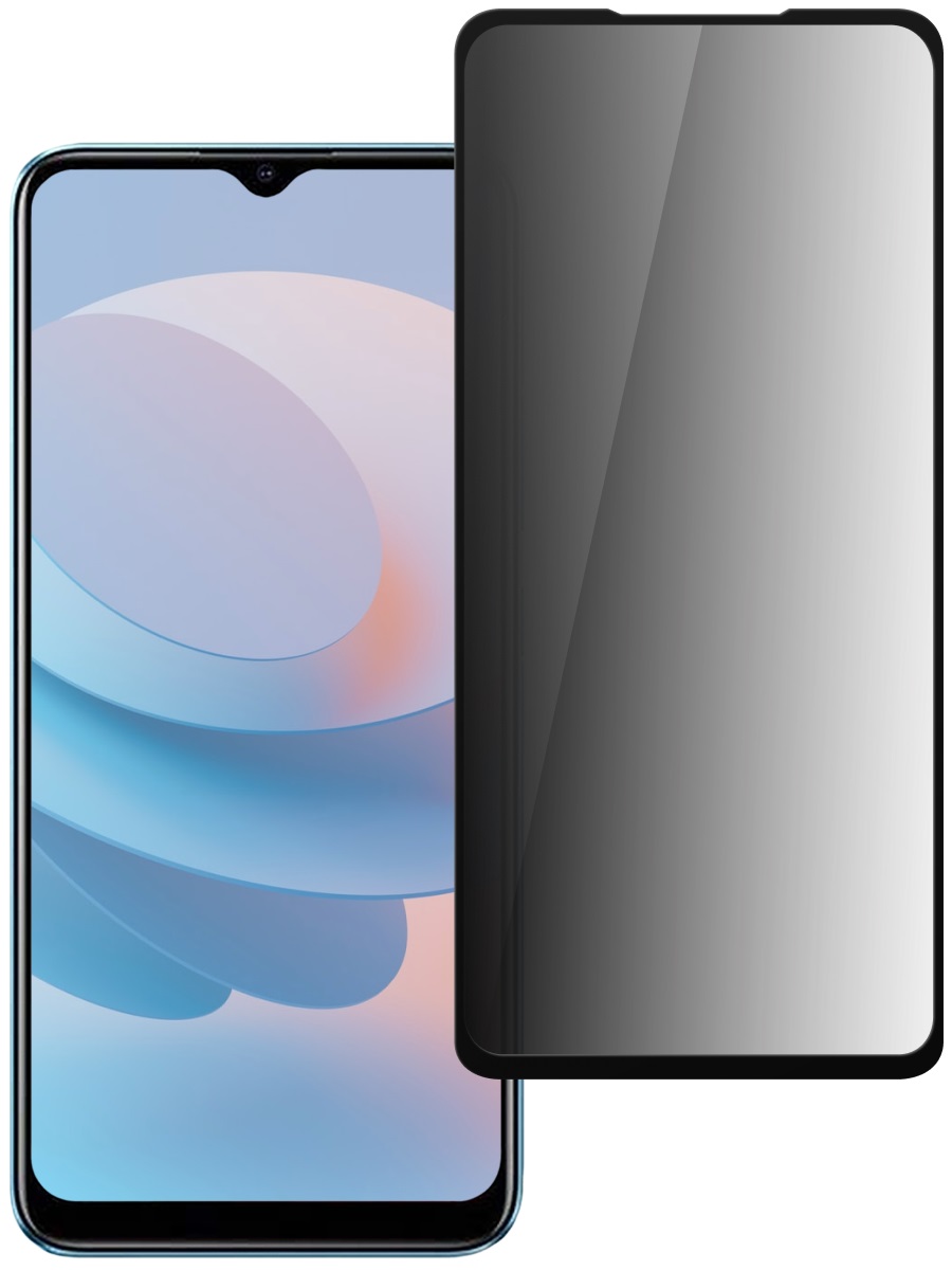 Защитное стекло для Samsung A31 Антишпион 5Д Люкс