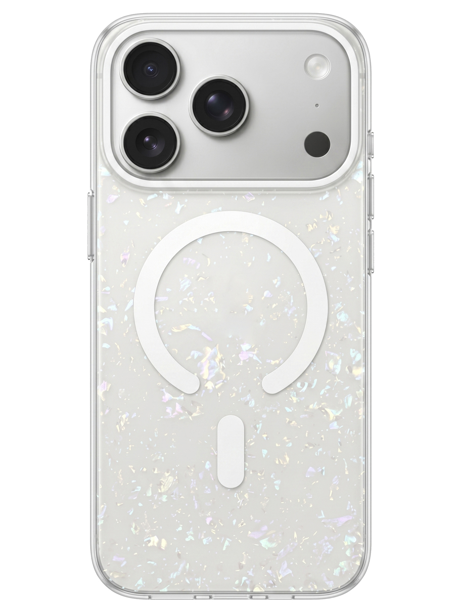 Чехол для iPhone 17 Pro Max Жемчужный MagSafe