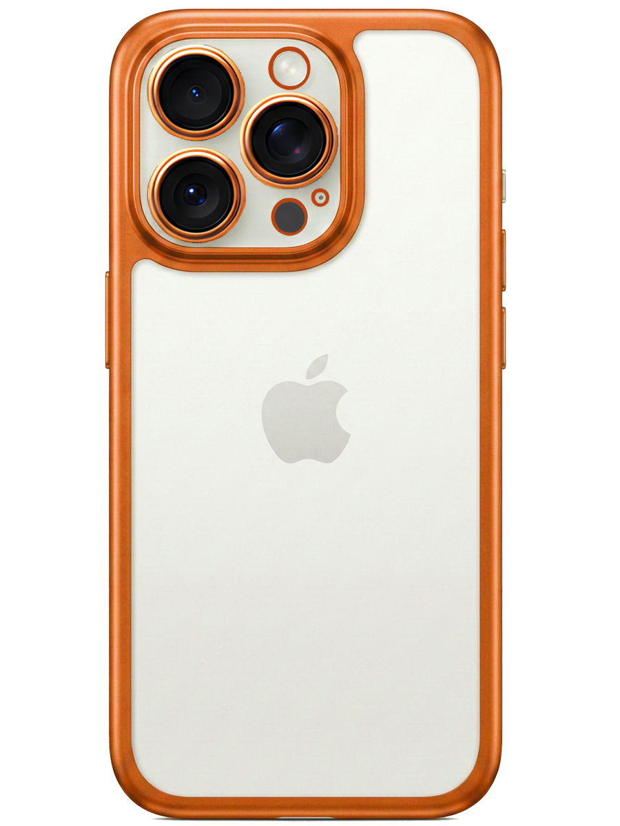 Чехол для iPhone 15 Pro Хромированные грани