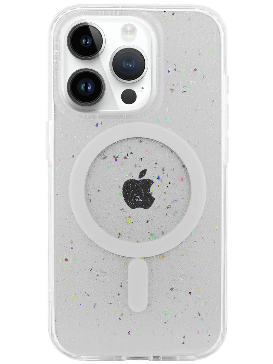 Чехол для iPhone 14 Pro Max Вспышка MagSafe силикон+гель