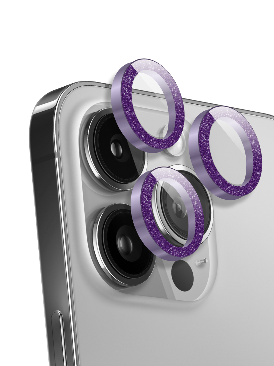 Комплект защитных стекол камеры для iPhone 12 Pro Max Бриллиантовая крошка