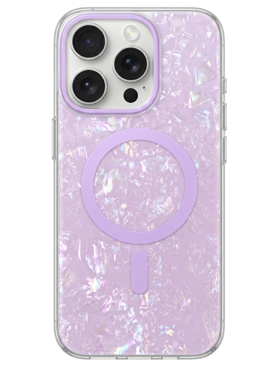 Чехол для iPhone 16 Pro Жемчужный MagSafe