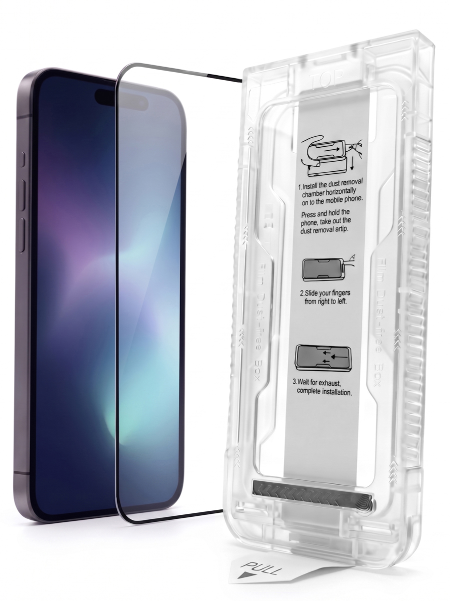 Защитное стекло для iPhone 17 Pro LS с авто-установкой