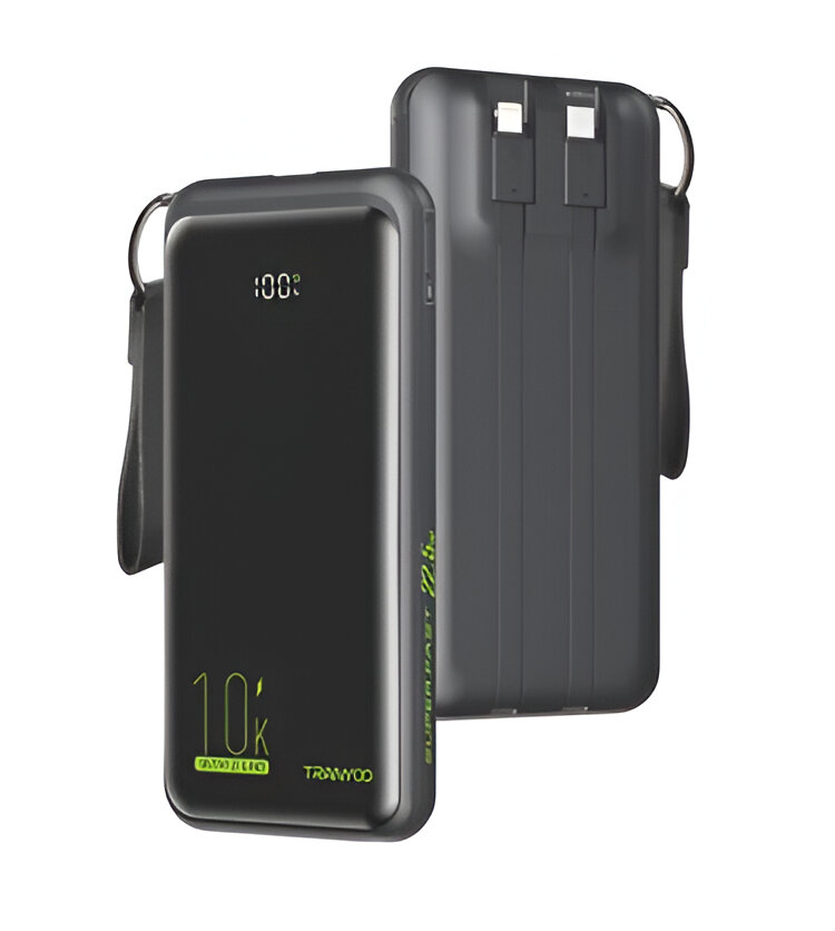 Внешний аккумулятор Tranyoo T-K16 10000 мАч 2 линия