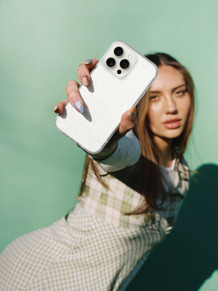 Чехол для iPhone 16 Plus Звёздное небо силикон+гель