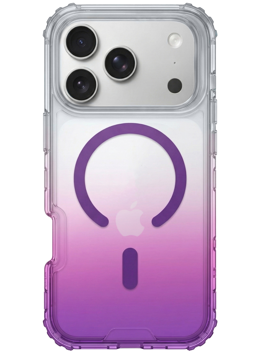 Чехол для iPhone 17 Pro Градиент MagSafe силикон