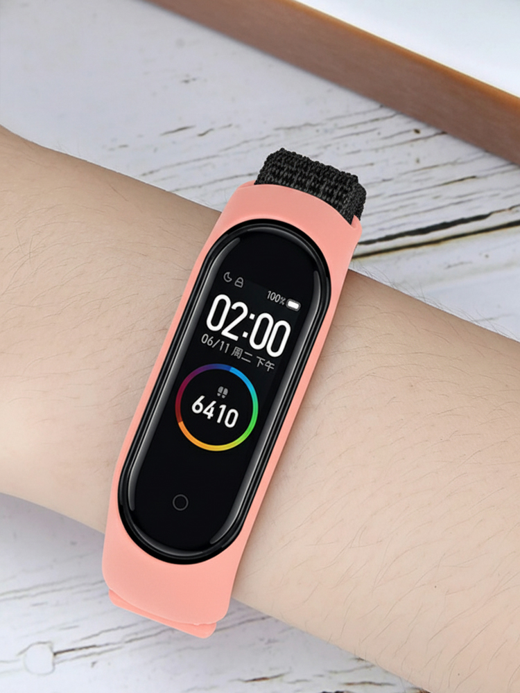 Ремешок для Xiaomi Mi Band 3 / 4 / 5 / 6 / 7 Нейлоновый