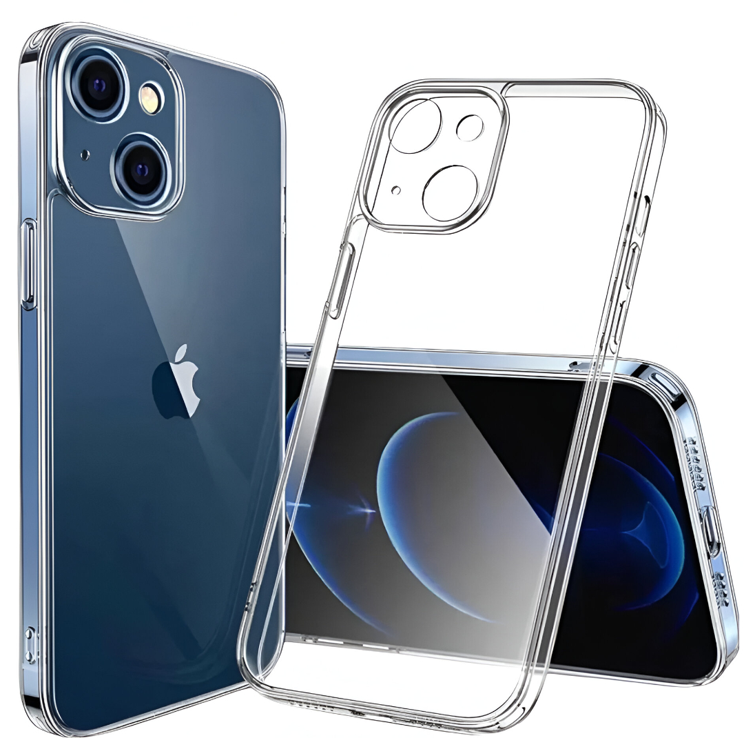 Чехол для iPhone 14 Ультратонкий силикон Люкс с защитой камеры