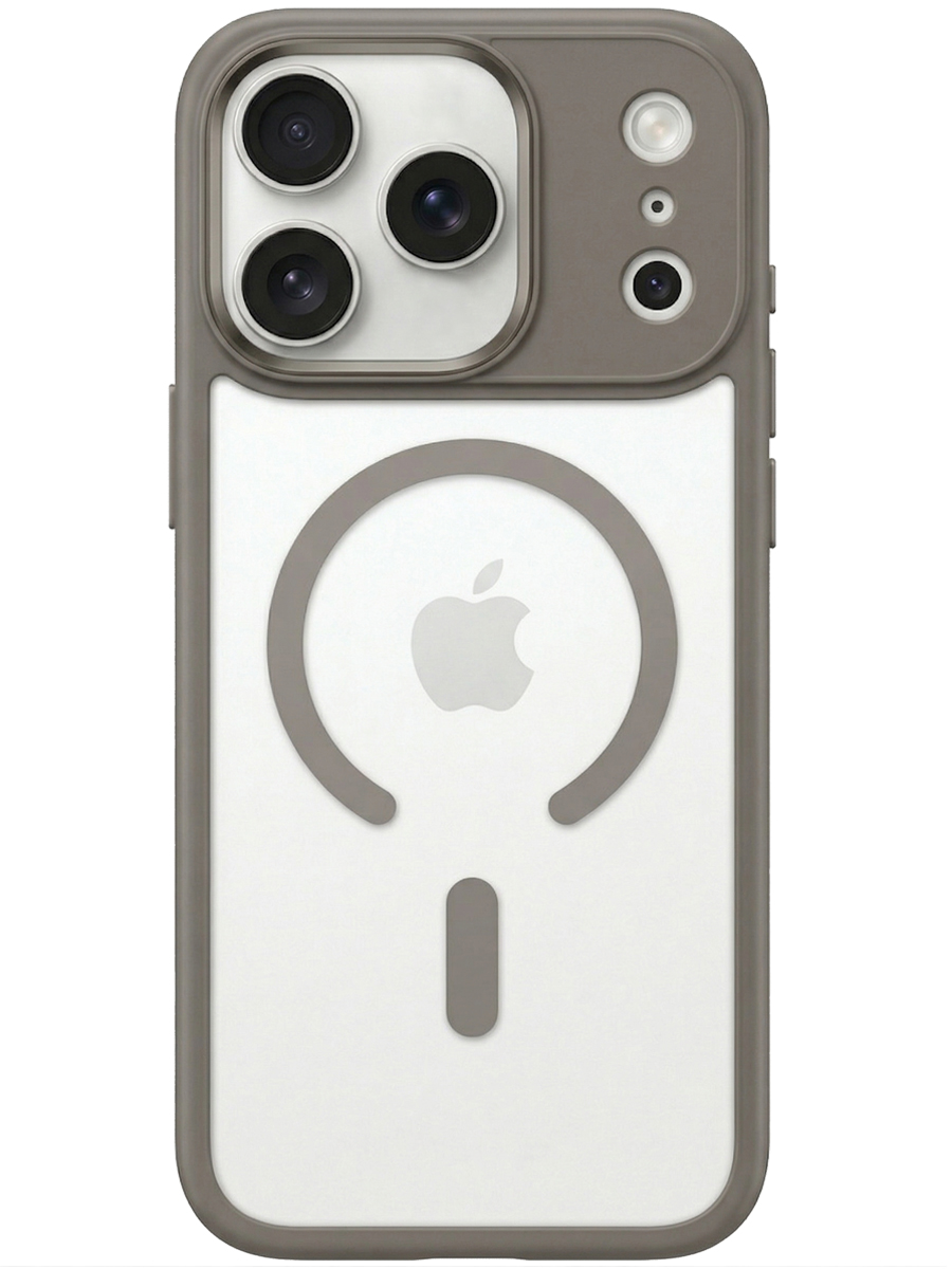 Чехол для iPhone 17 Pro Контур с защитой камеры MagSafe