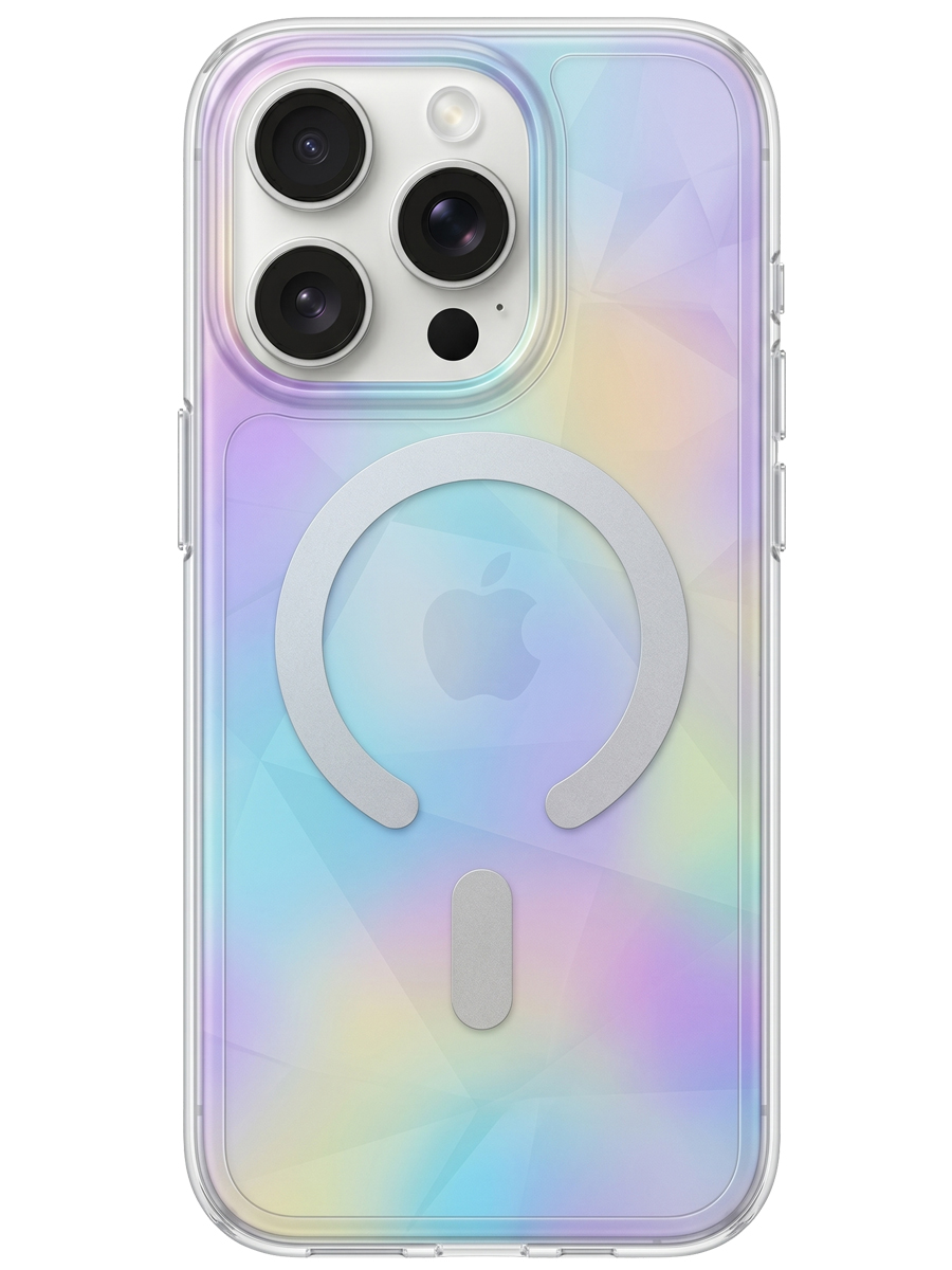 Чехол для iPhone 16 Pro Голограмма MagSafe