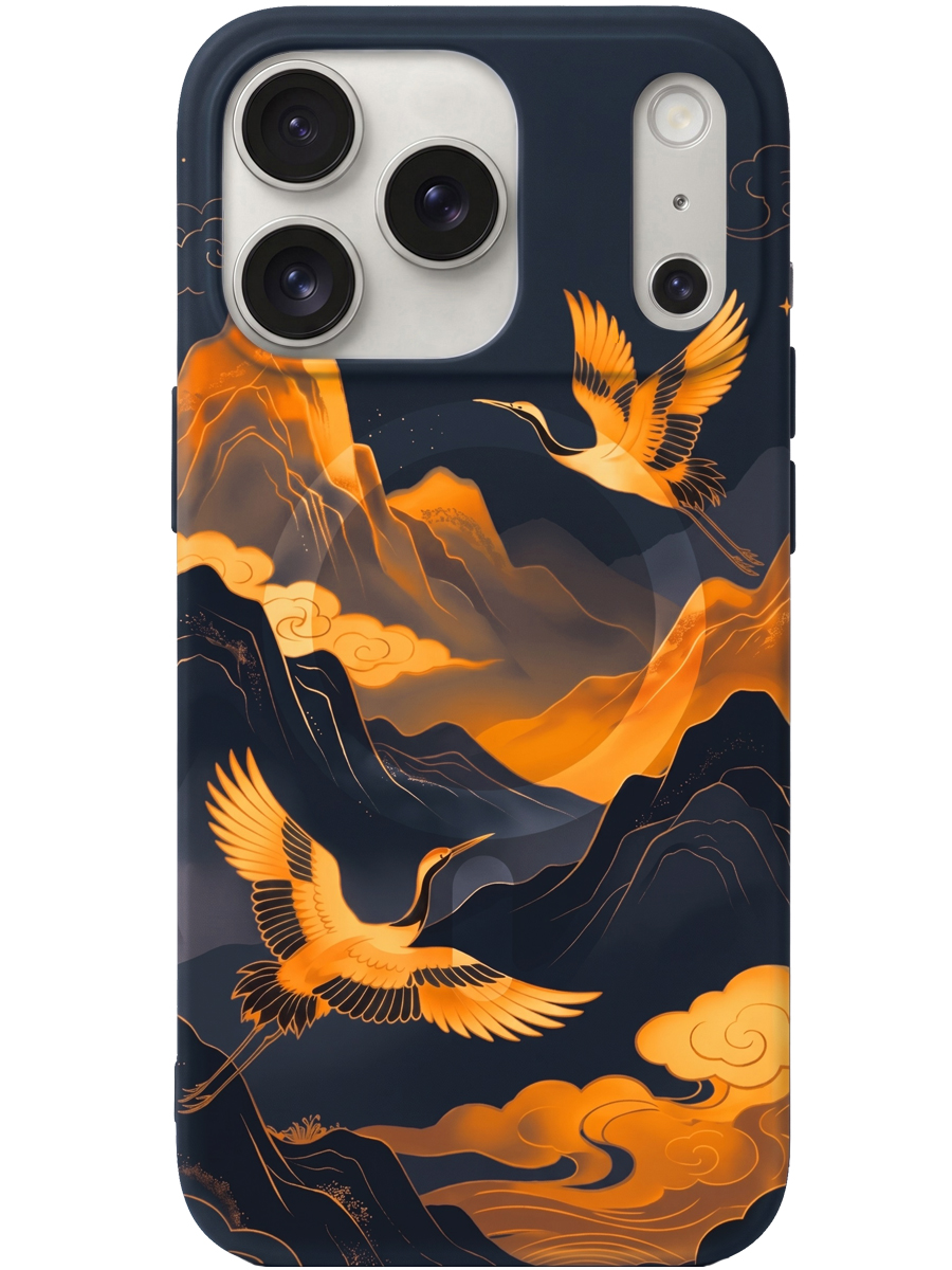 Чехол для iPhone 17 Pro Max / 18 Pro Max Закат MagSafe