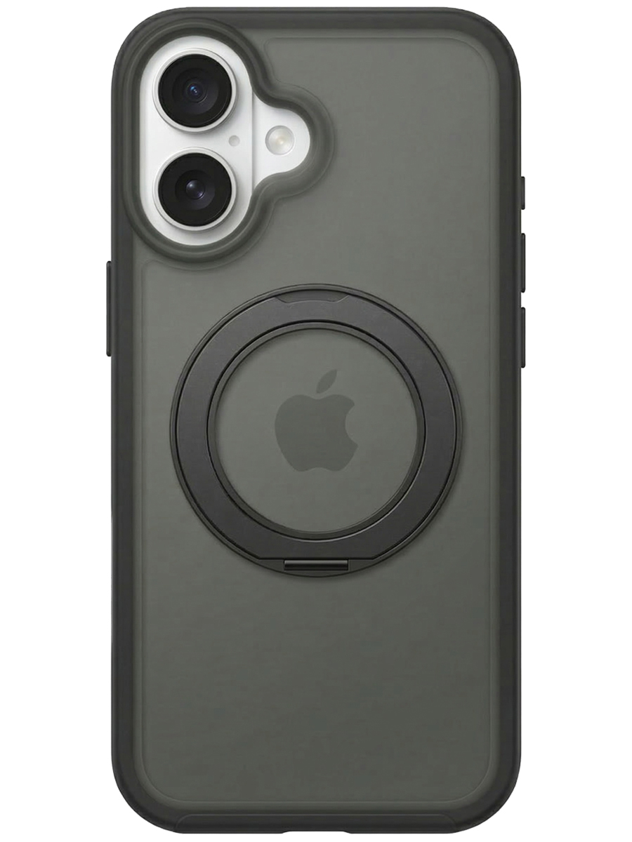 Чехол для iPhone 16 Магнитный шарм пластик+силикон