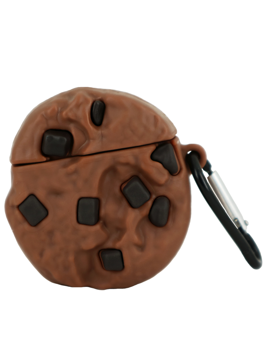 Чехол для AirPods 1/2 Cookie с карабином