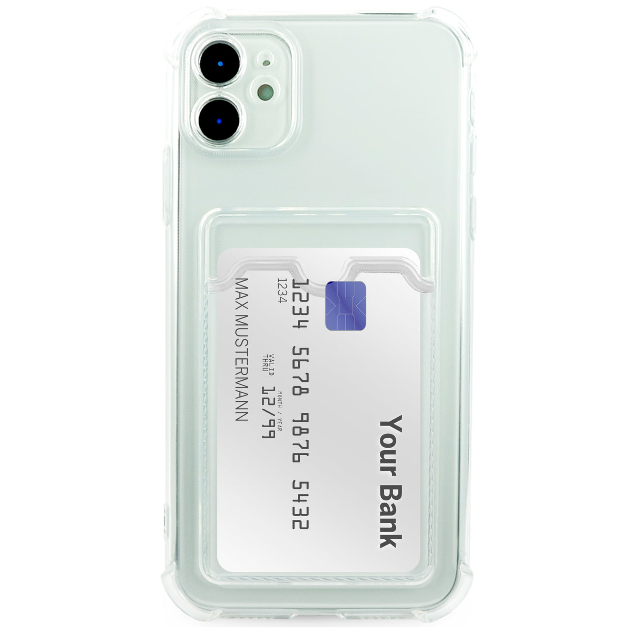 Чехол для iPhone 11 Card Holder силикон