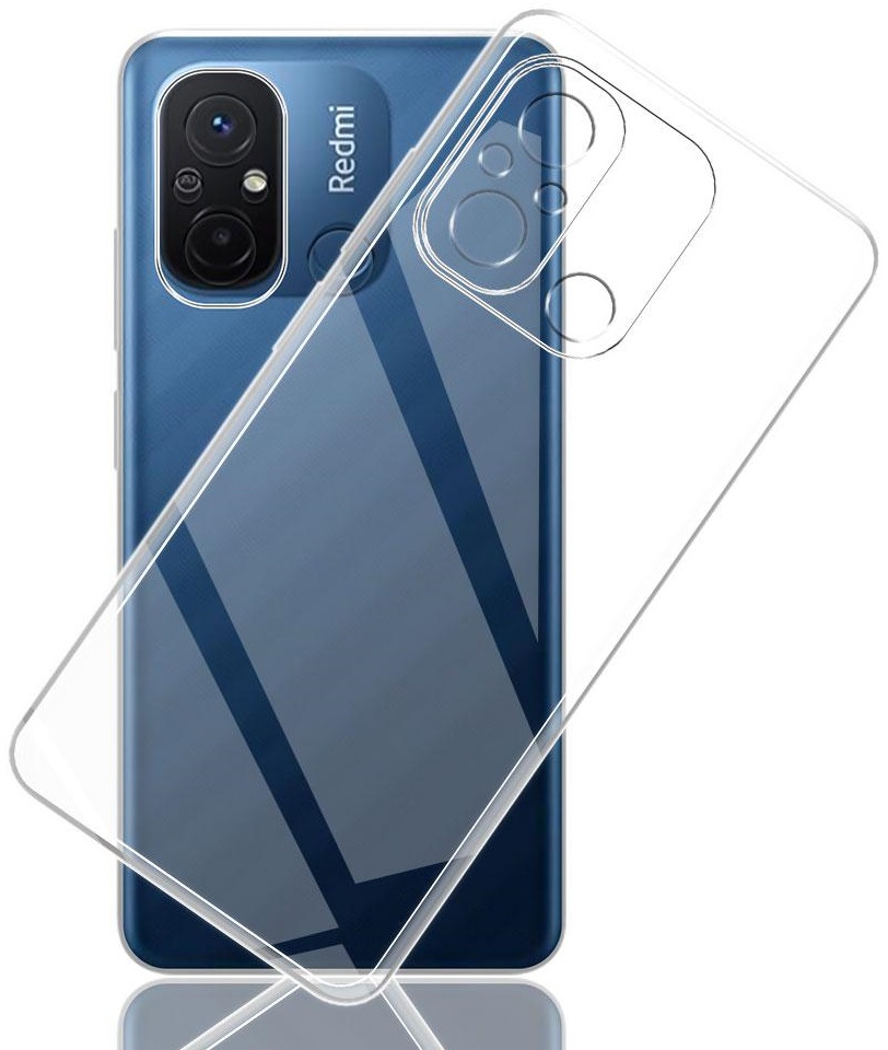 Чехол для Xiaomi Redmi 12C Ультратонкий силикон Люкс с защитой камеры