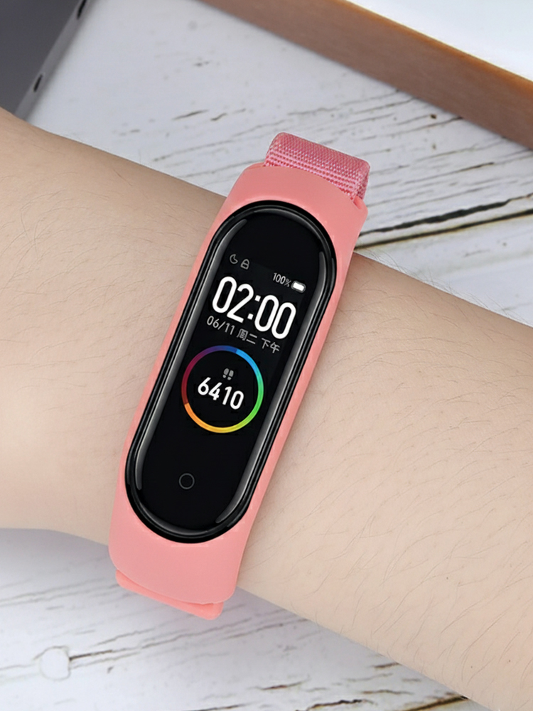 Ремешок для Xiaomi Mi Band 3 / 4 / 5 / 6 / 7 Нейлоновый