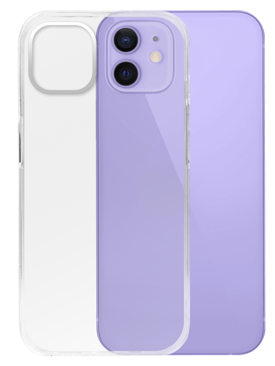 Чехол для iPhone 12 mini Ультратонкий силикон Люкс