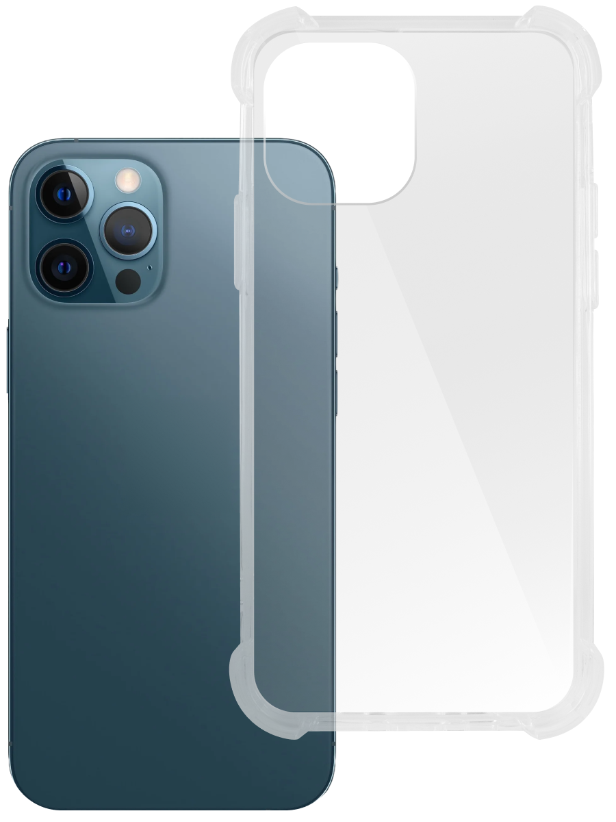 Чехол для iPhone 12 / 12 Pro Противоударный пластик+силикон