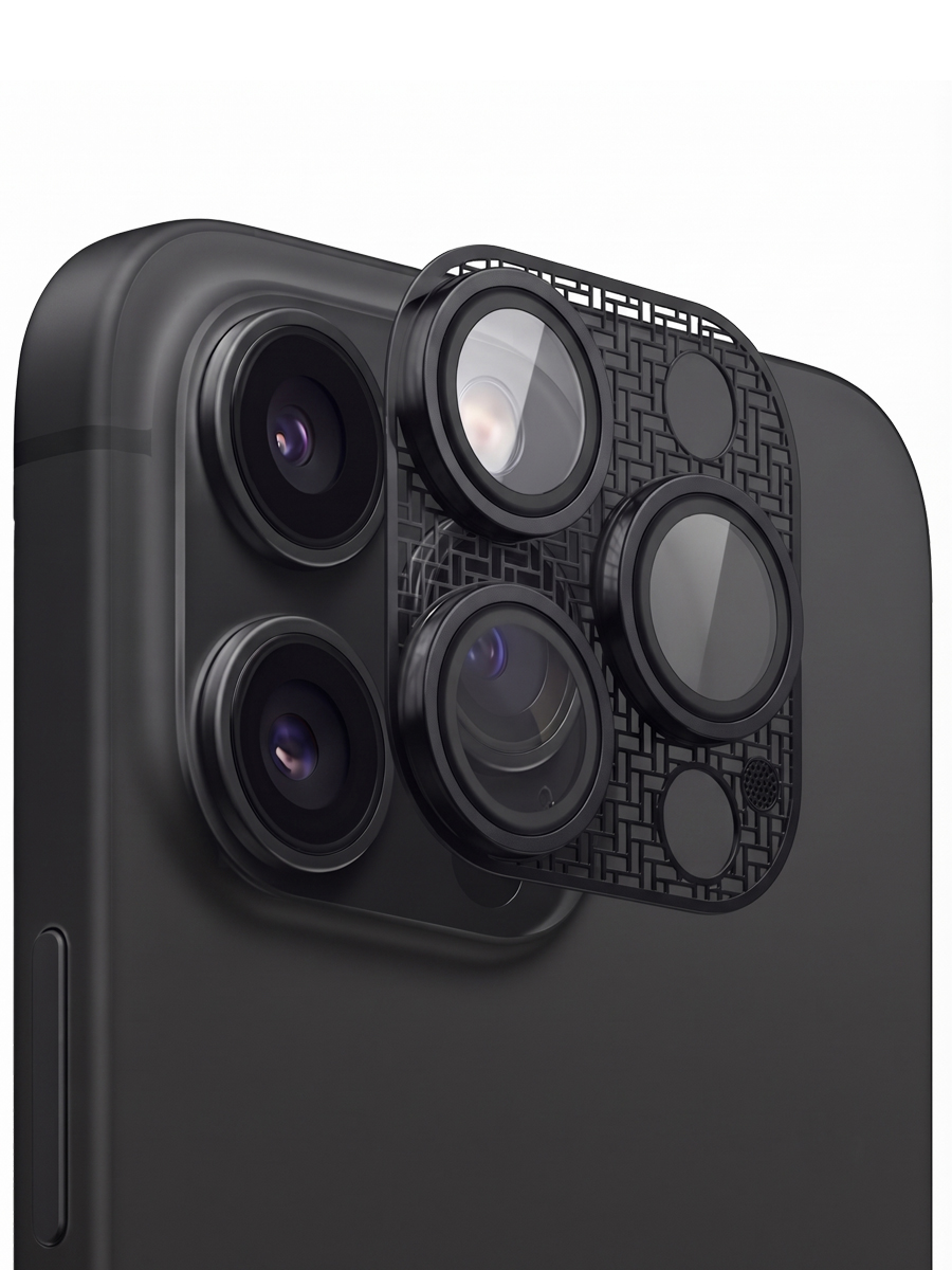 Защитное стекло камеры для iPhone 16 Pro Max Узор
