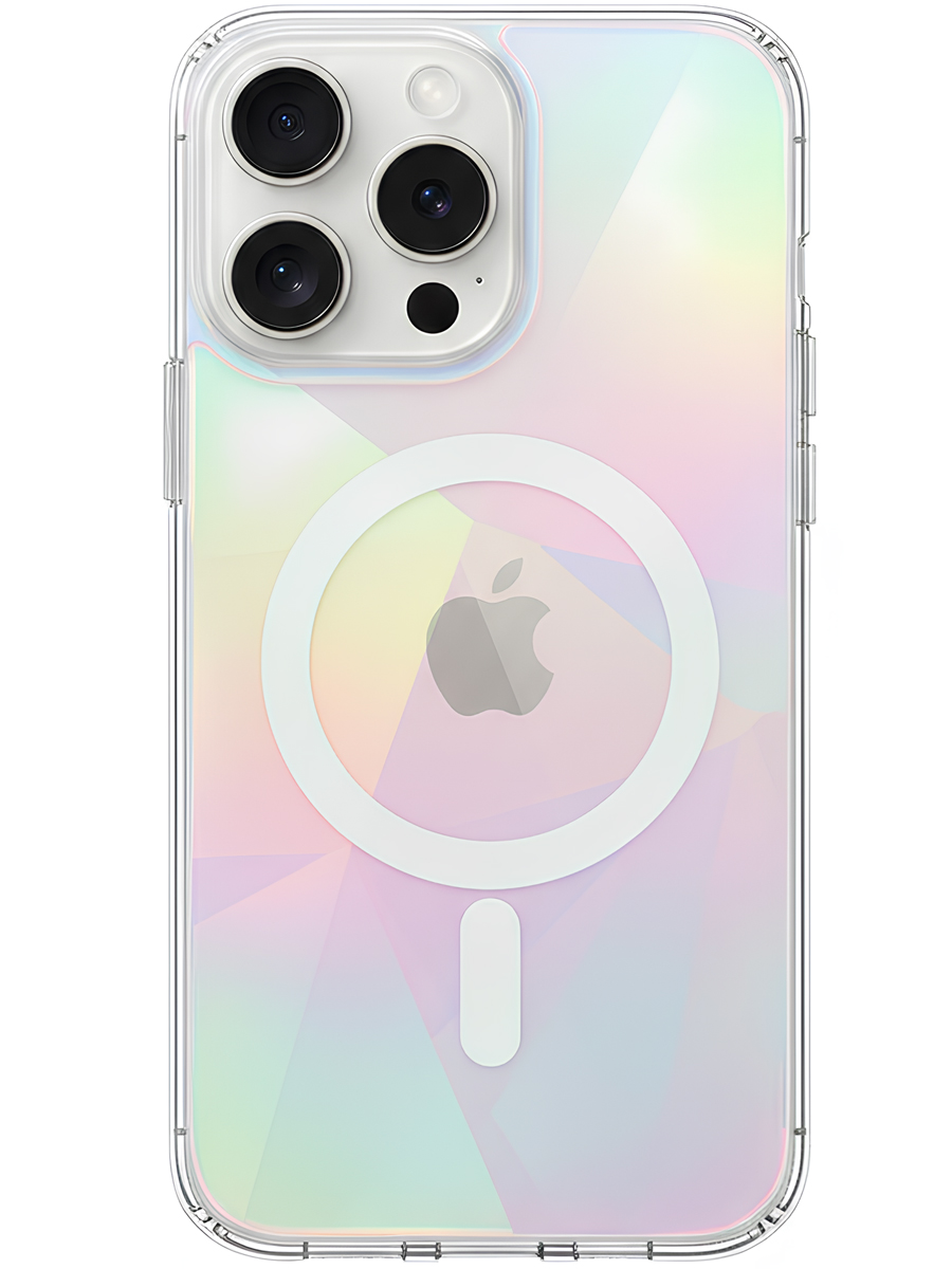 Чехол для iPhone 15 Pro Prizm PC+силикон