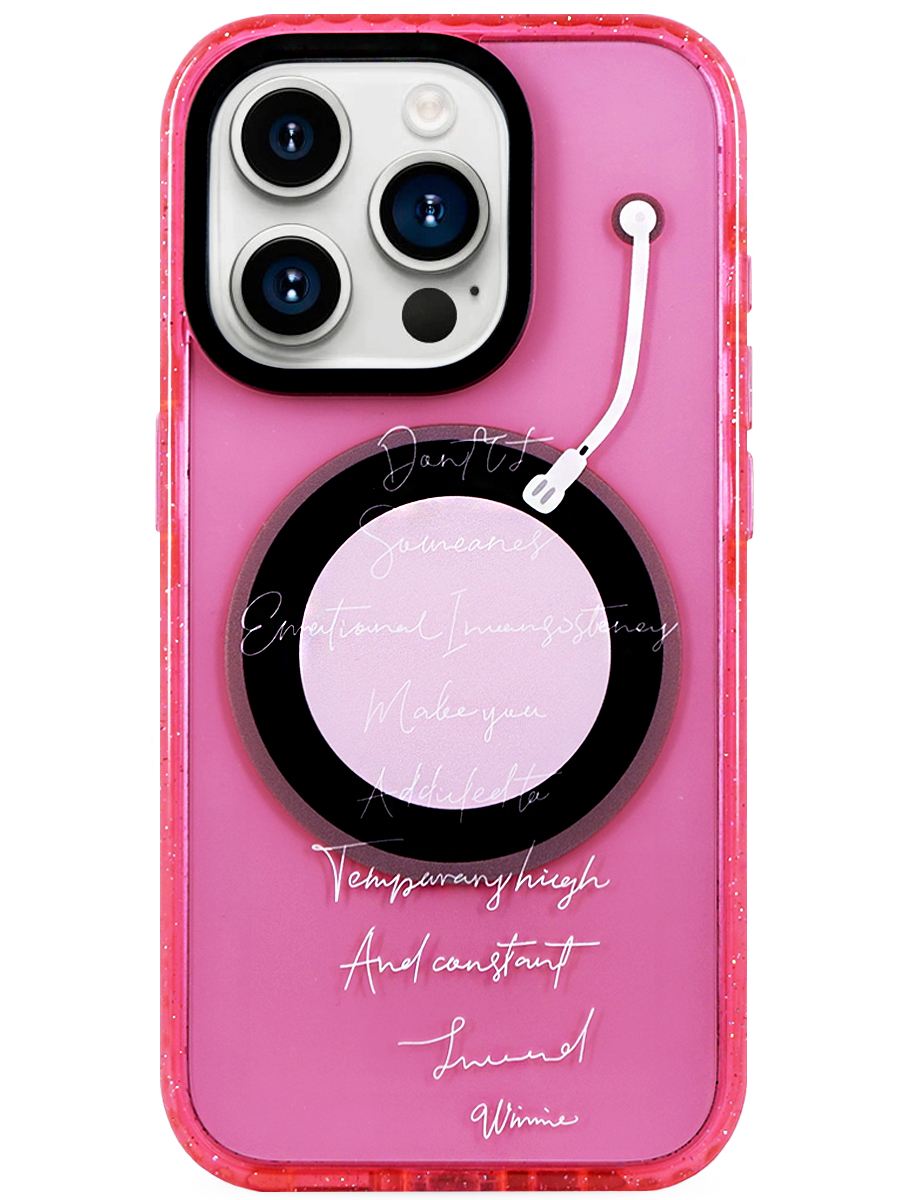 Чехол для iPhone 15 Pro Max Поп пластик+силикон