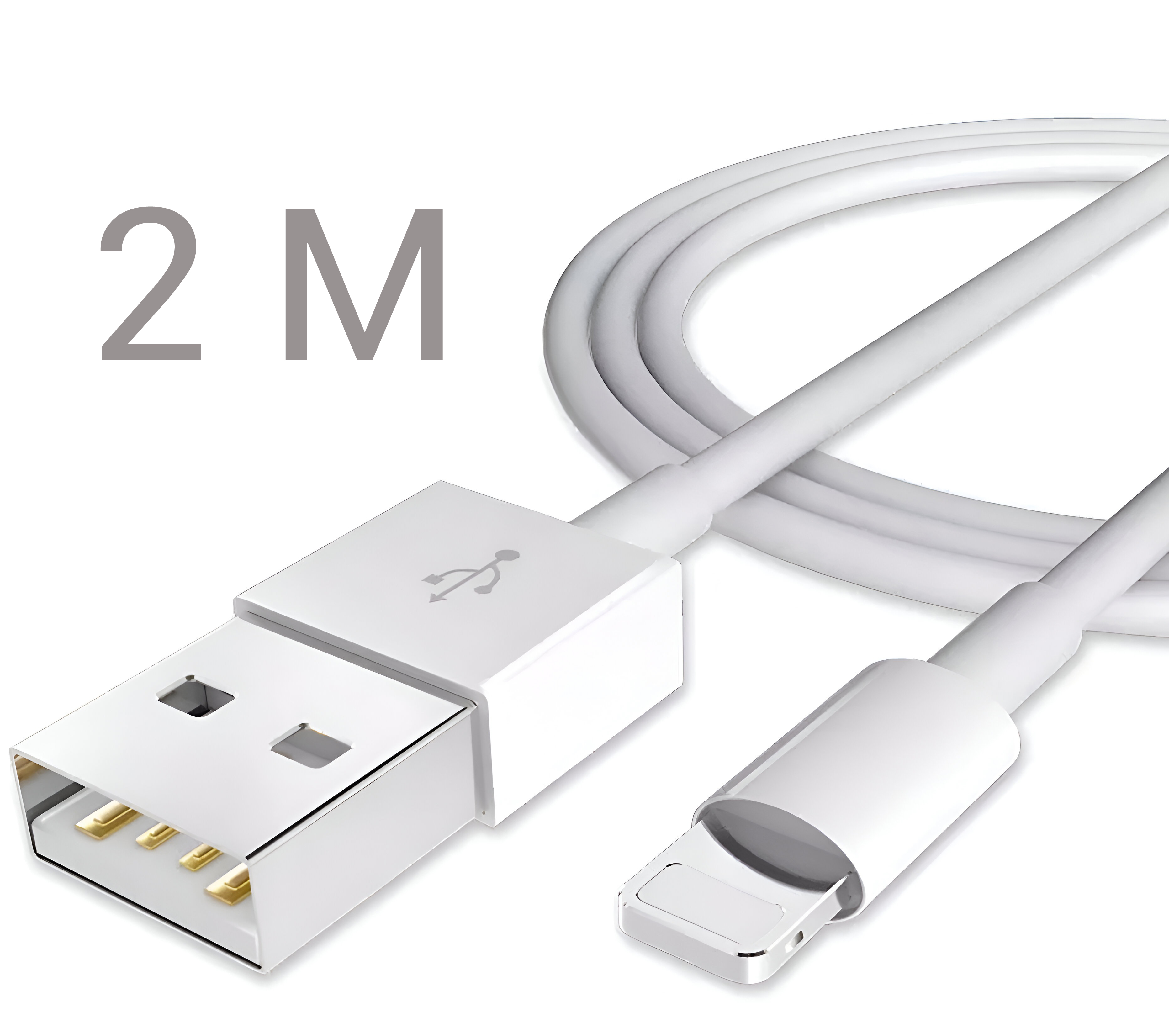 Кабель Lightning USB 5 / 6 / 7 Бюджетный 2м