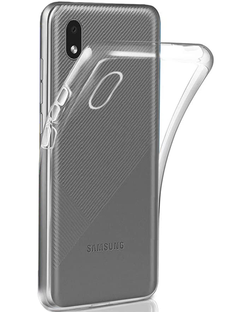 Чехол для Samsung A01 core Ультратонкий силикон Люкс