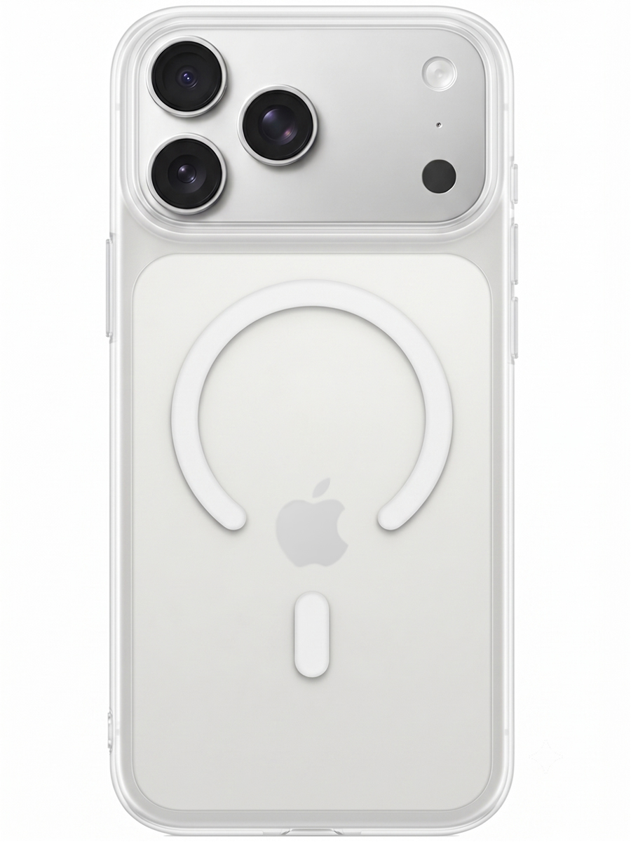 Чехол для iPhone 17 Pro Объемный пластик MagSafe