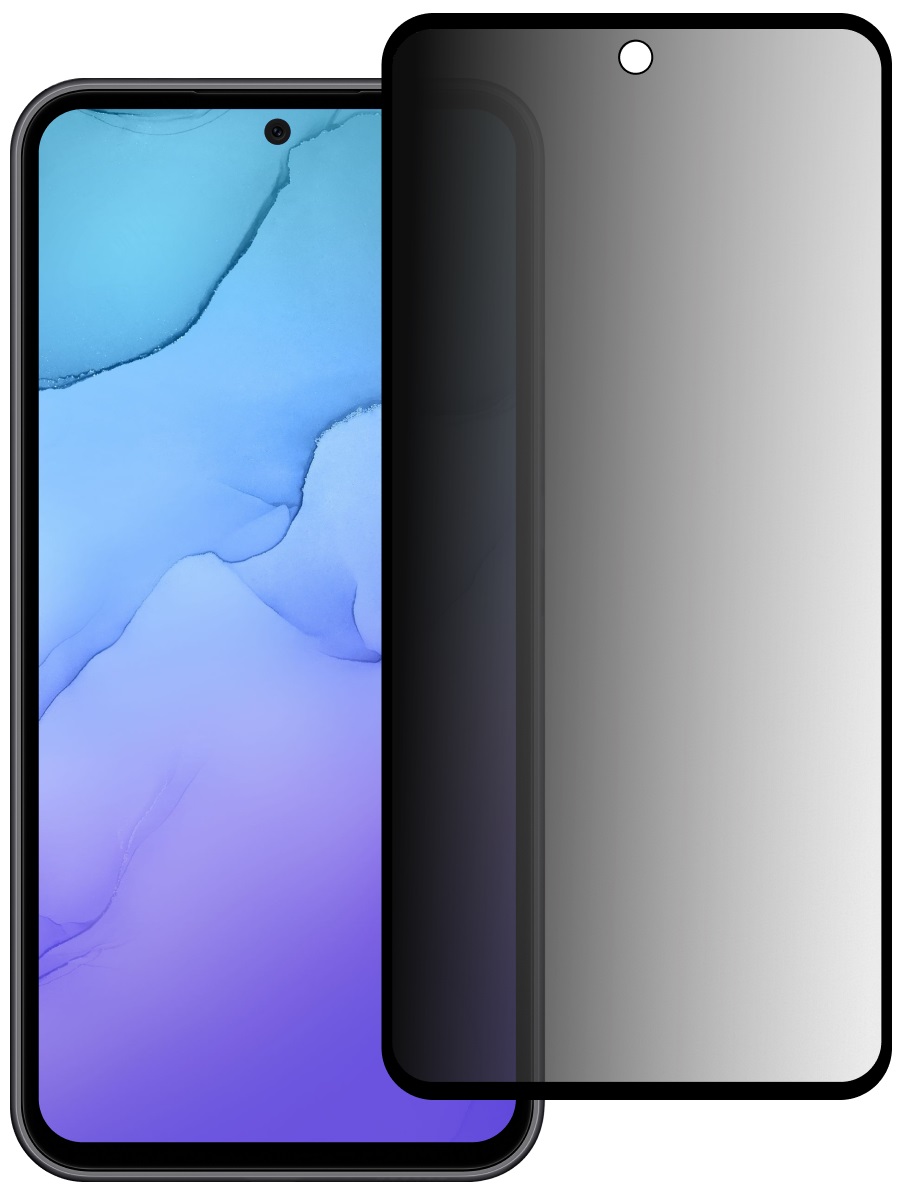 Защитное стекло для Tecno Spark Go 2024 Антишпион 5Д Люкс