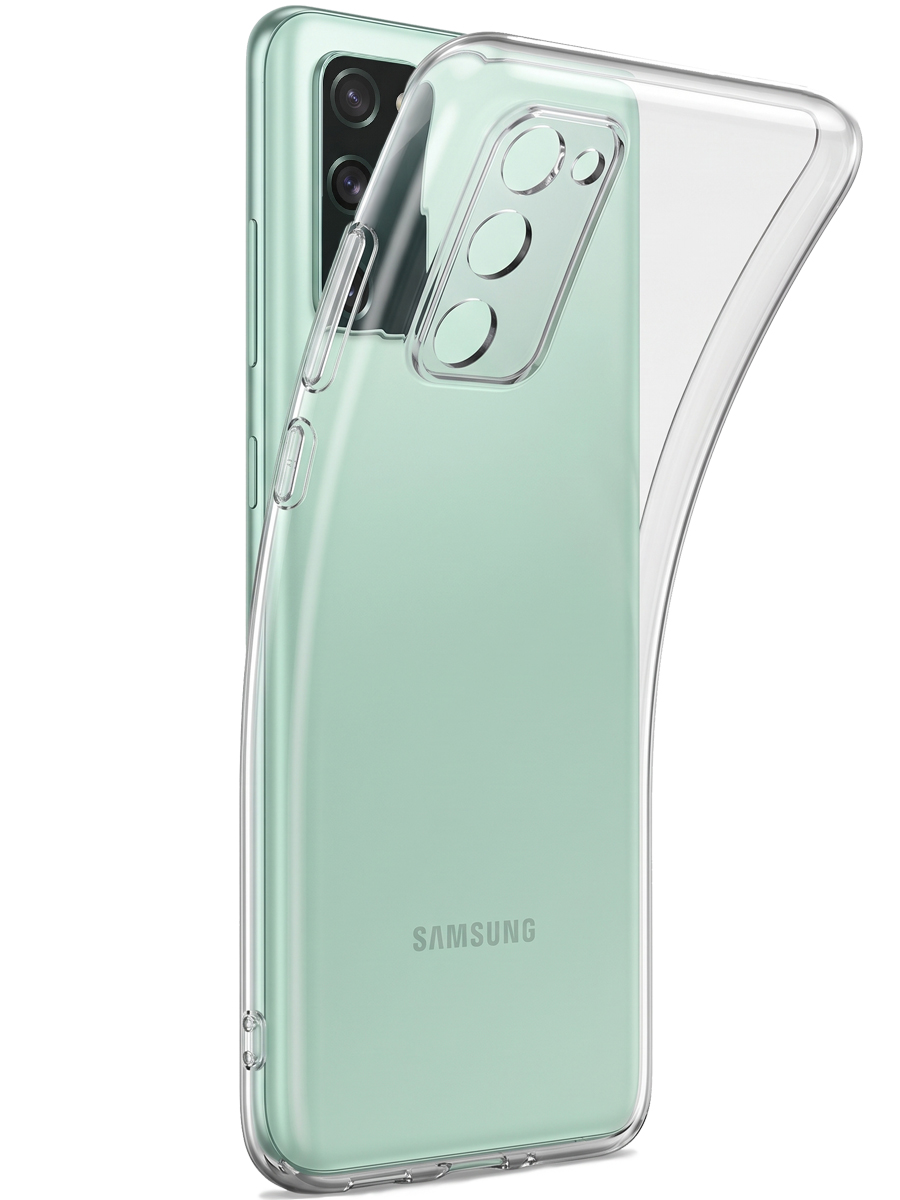 Чехол для Samsung S20 FE Ультратонкий силикон Люкс с защитой камеры