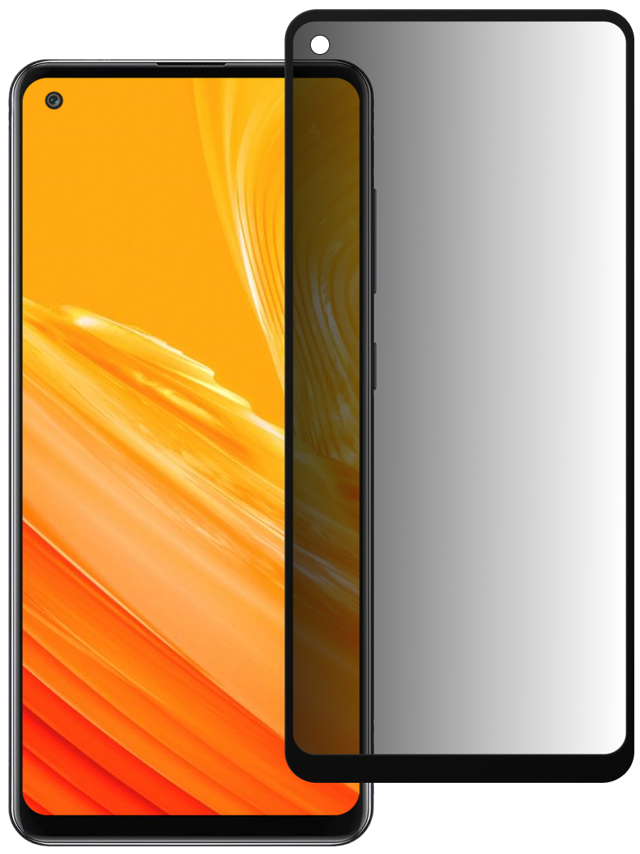 Защитное стекло для Huawei Nova 4 Антишпион 5Д Люкс