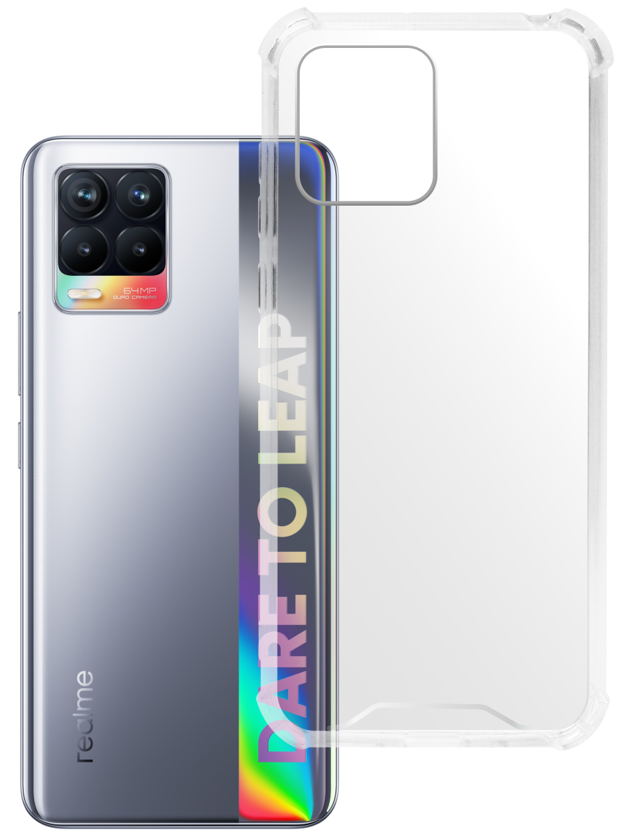 Чехол для Realme 8 / 8 Pro Противоударный пластик+силикон