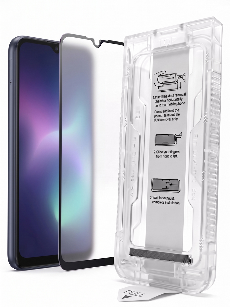 Защитное стекло для Samsung Galaxy A17 LS матовое с авто-установкой