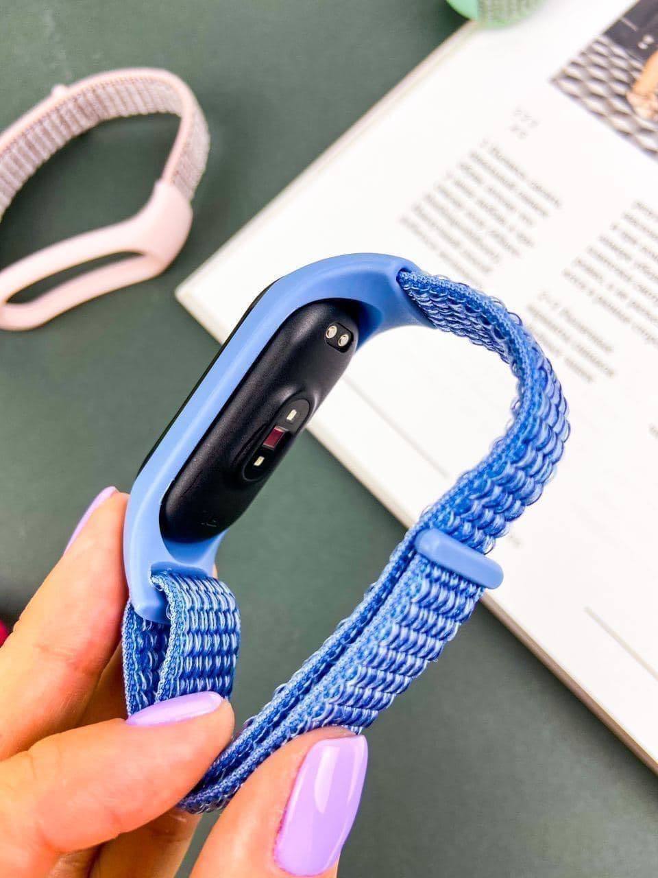 Ремешок для Xiaomi Mi Band 3 / 4 / 5 / 6 / 7 Нейлоновый