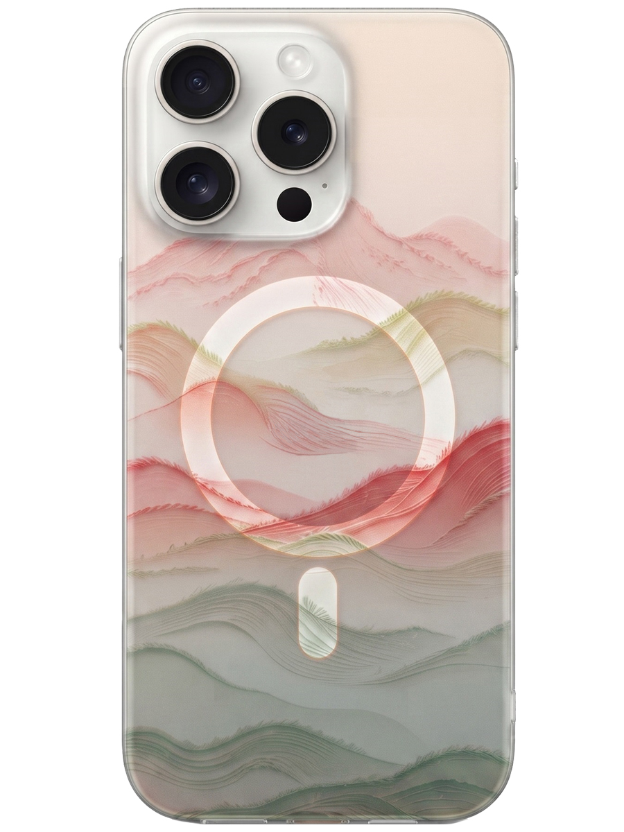 Чехол для iPhone 16 Pro Max Аура MagSafe