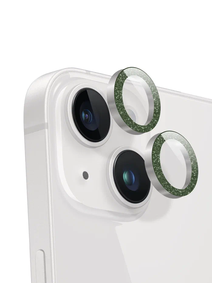 Комплект защитных стекол камеры для iPhone 14 Бриллиантовая крошка