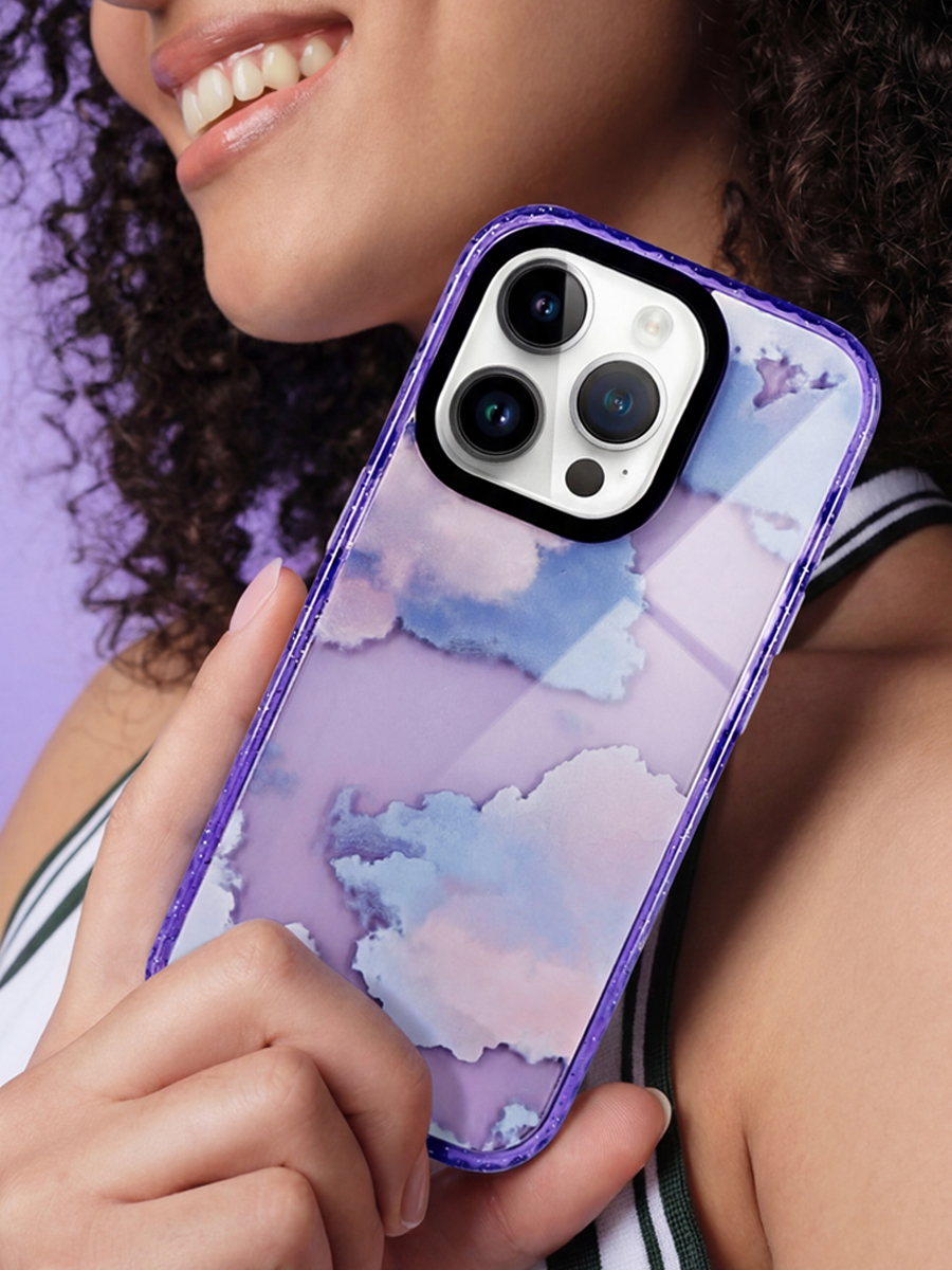 Чехол для iPhone 15 Поп пластик+силикон