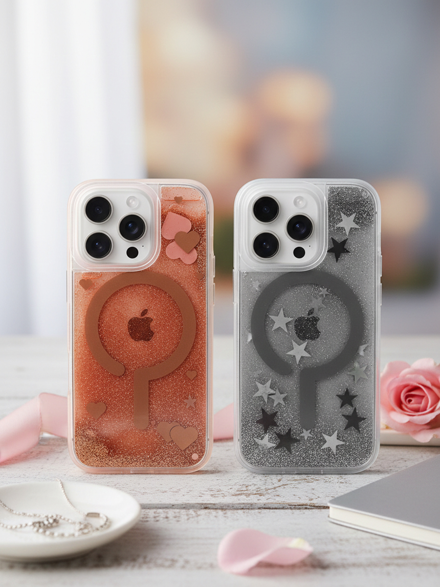 Чехол для iPhone 16 Банки MagSafe пластик+силикон