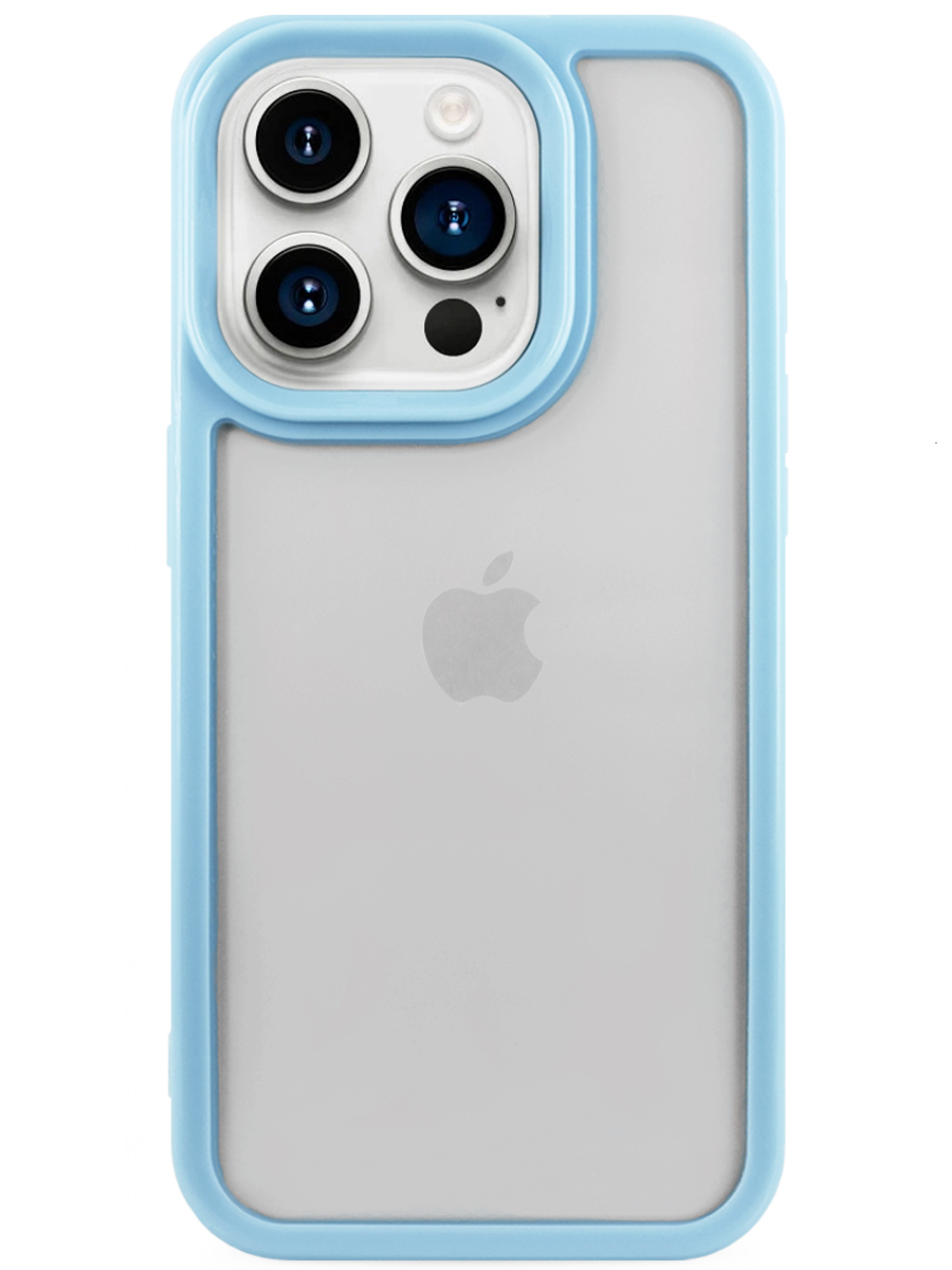 Чехол для iPhone 15 Pro Max Модный пластик+силикон