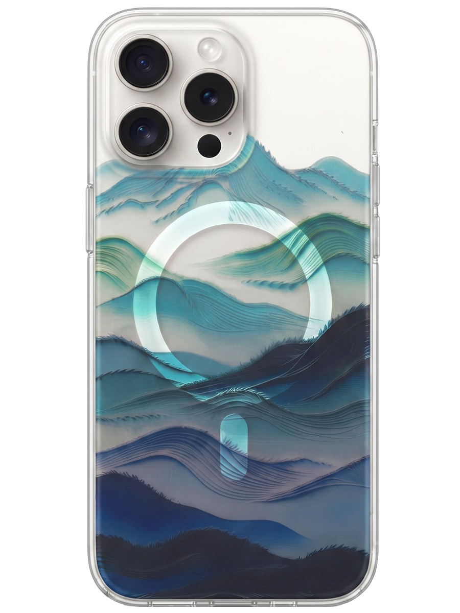 Чехол для iPhone 16 Pro Max Аура MagSafe