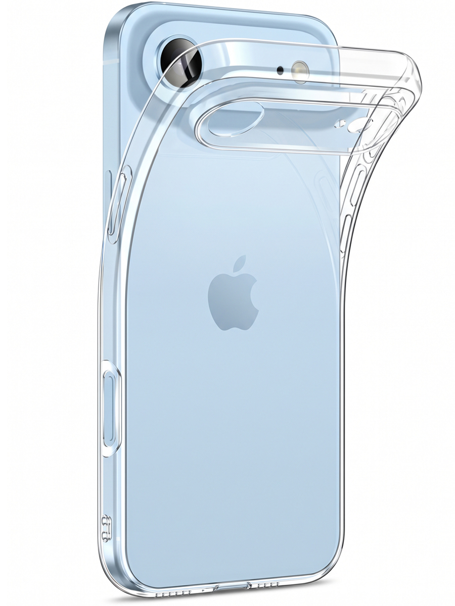 Чехол для iPhone 17 Air Ультратонкий силикон Люкс с защитой камеры