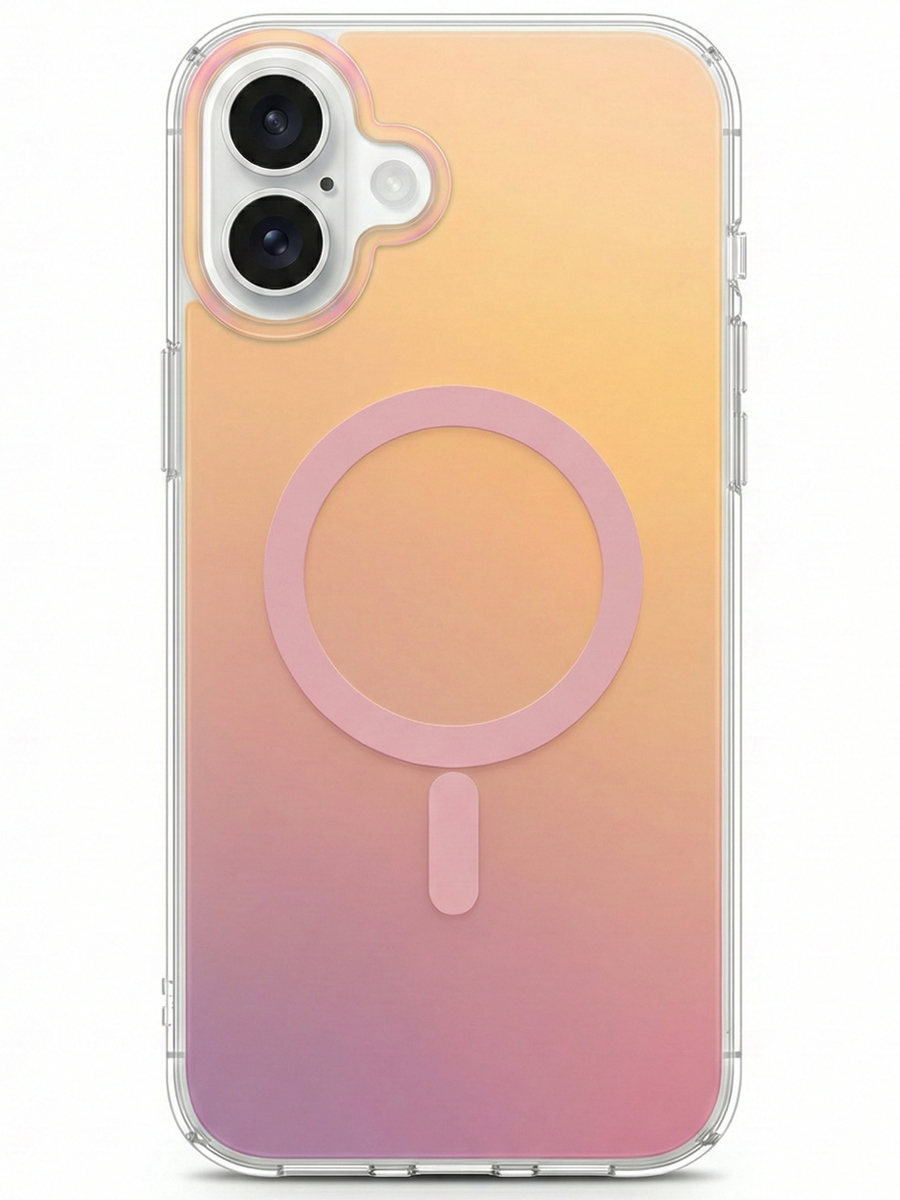 Чехол для iPhone 17 Витраж MagSafe силикон
