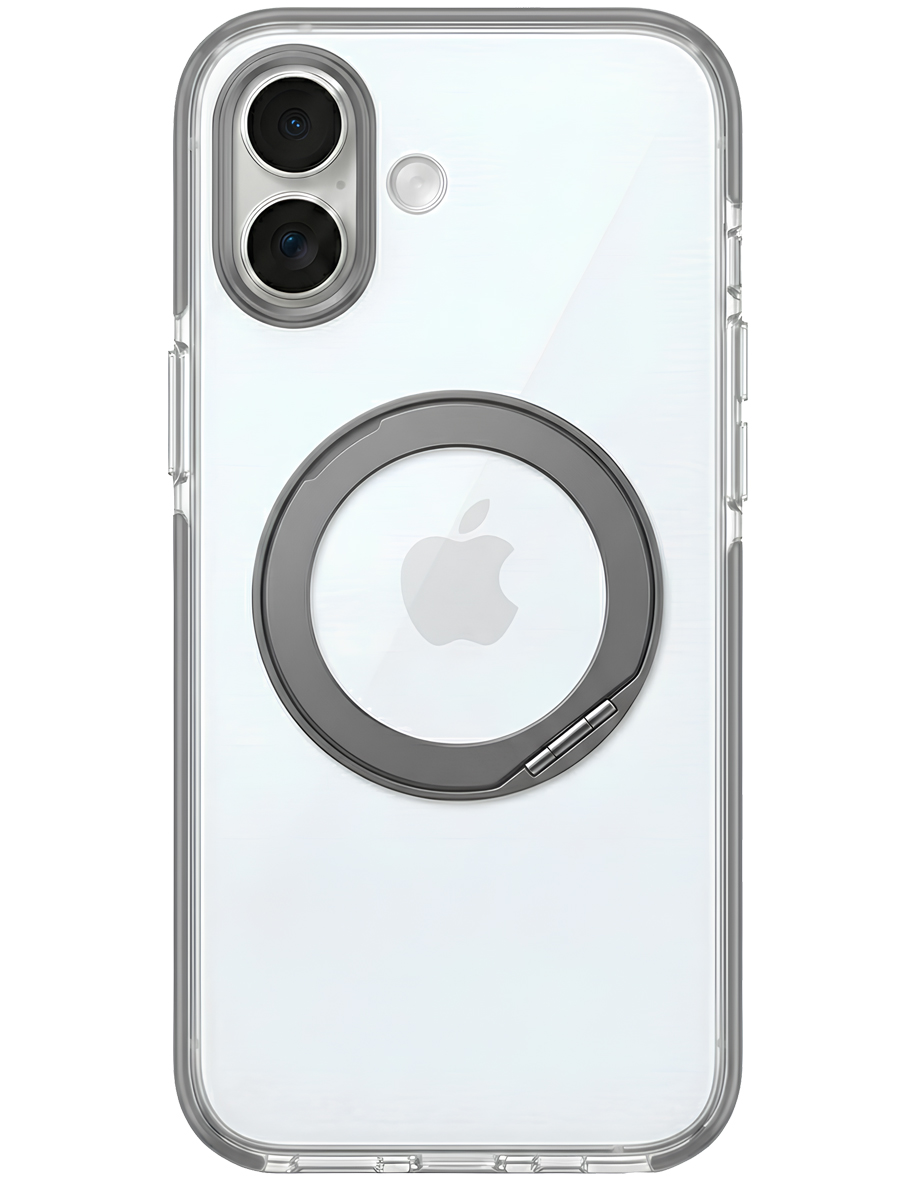 Чехол для iPhone 17 Цветные кольца MagSafe силикон