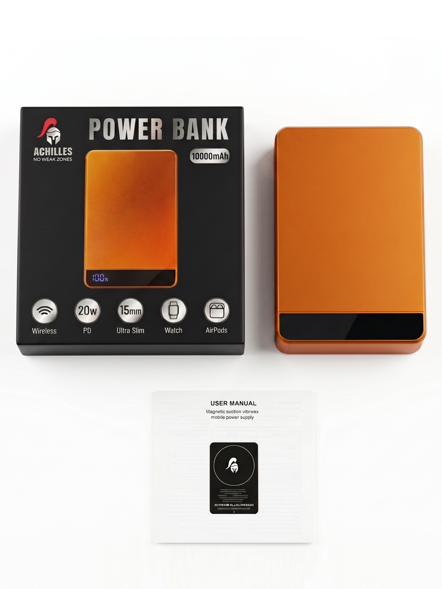 Magnet Wireless Power Bank Achilles 10000mAh