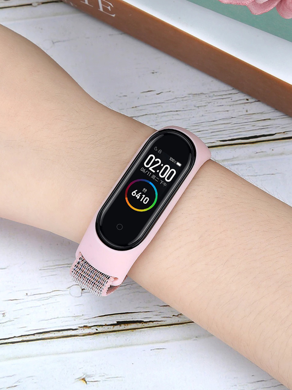 Ремешок для Xiaomi Mi Band 3 / 4 / 5 / 6 / 7 Нейлоновый