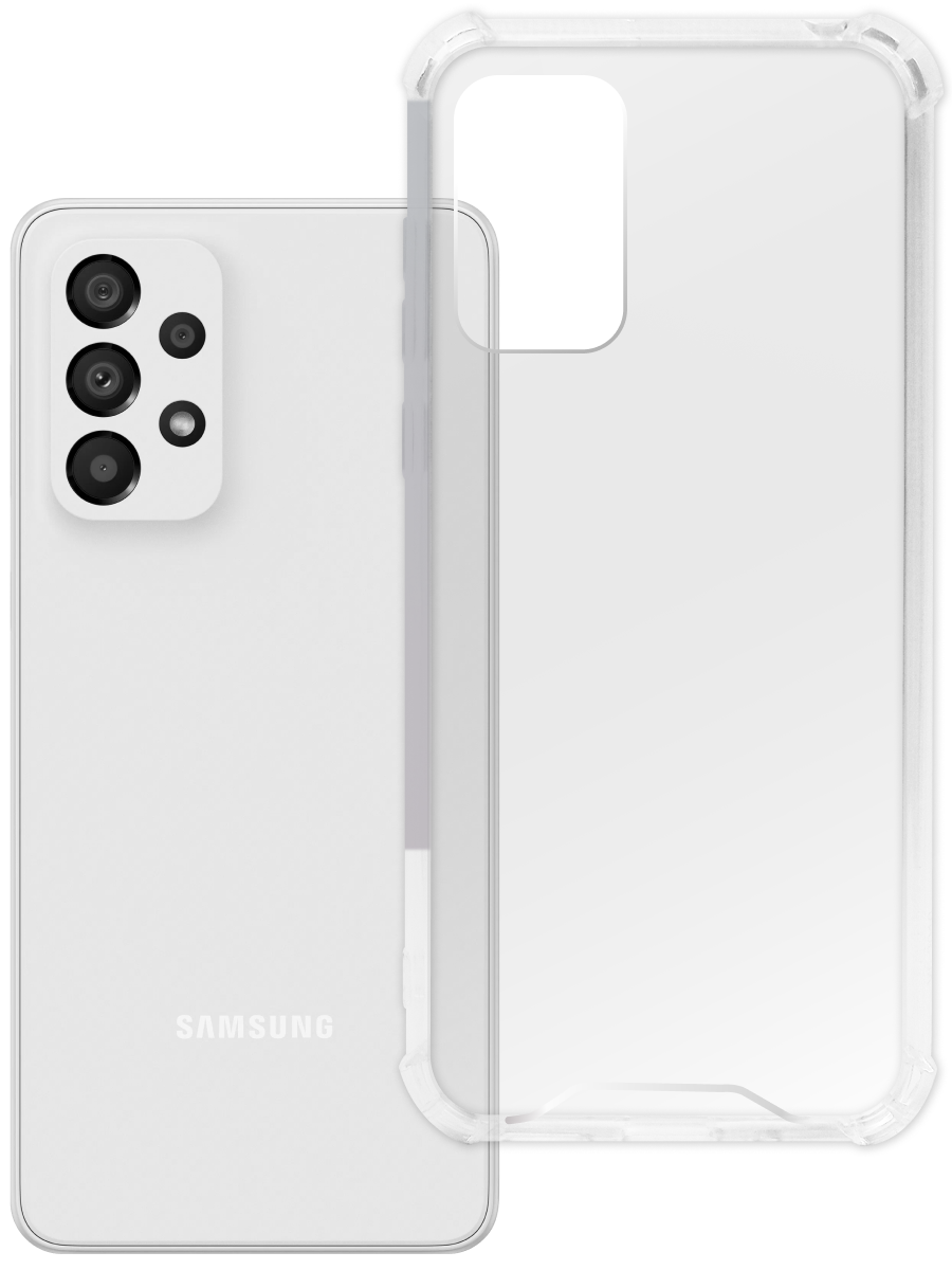 Чехол для Samsung A72 Противоударный пластик+силикон