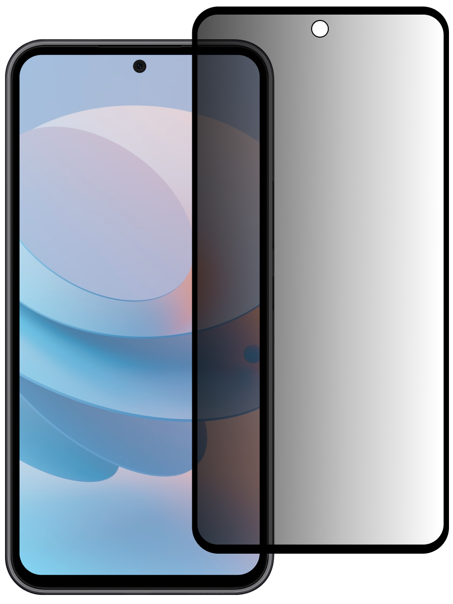 Защитное стекло для Samsung A54 Антишпион 5Д Люкс